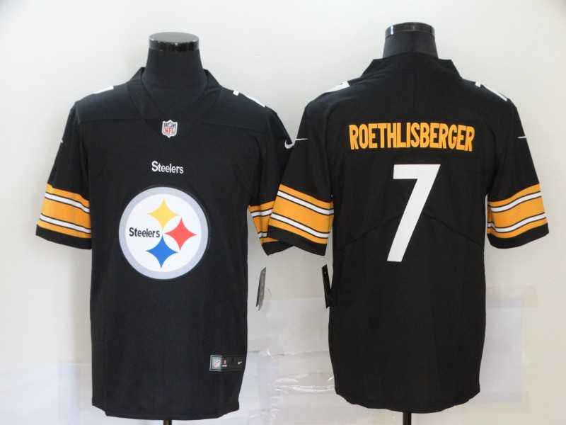 Nike Steelers 7 Ben Roethlisberger Black Team Big Logo Vapor Untouchable Limited Jersey,We sell and wholesale Nike Steelers 7 Ben Roethlisberger Black Team Big Logo Vapor Untouchable Limited Jersey on line form chian!